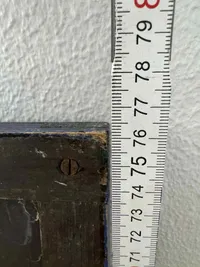 Originalt Antikt C.W. Obels Bali Shag metal skilt