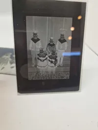 Samling originale glasnegativer i æske