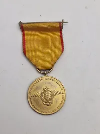 Originale  æresmedaljer fra forsvarets brevdue flyvning -guld sølv og bronce