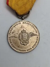 Originale  æresmedaljer fra forsvarets brevdue flyvning -guld sølv og bronce