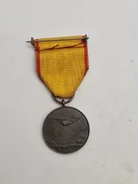 Originale  æresmedaljer fra forsvarets brevdue flyvning -guld sølv og bronce