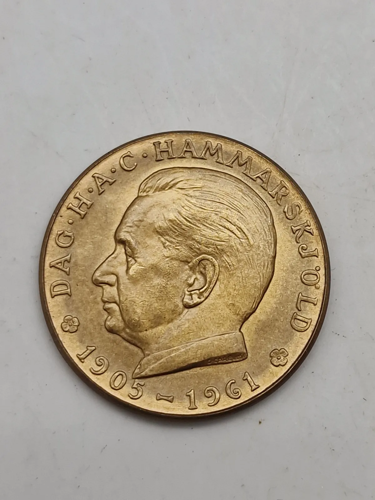 Original Medalje. Dag Hammarskjöld 1905-1961