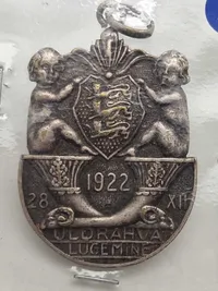 Originalt ID mærke fra Folketællingen 1922