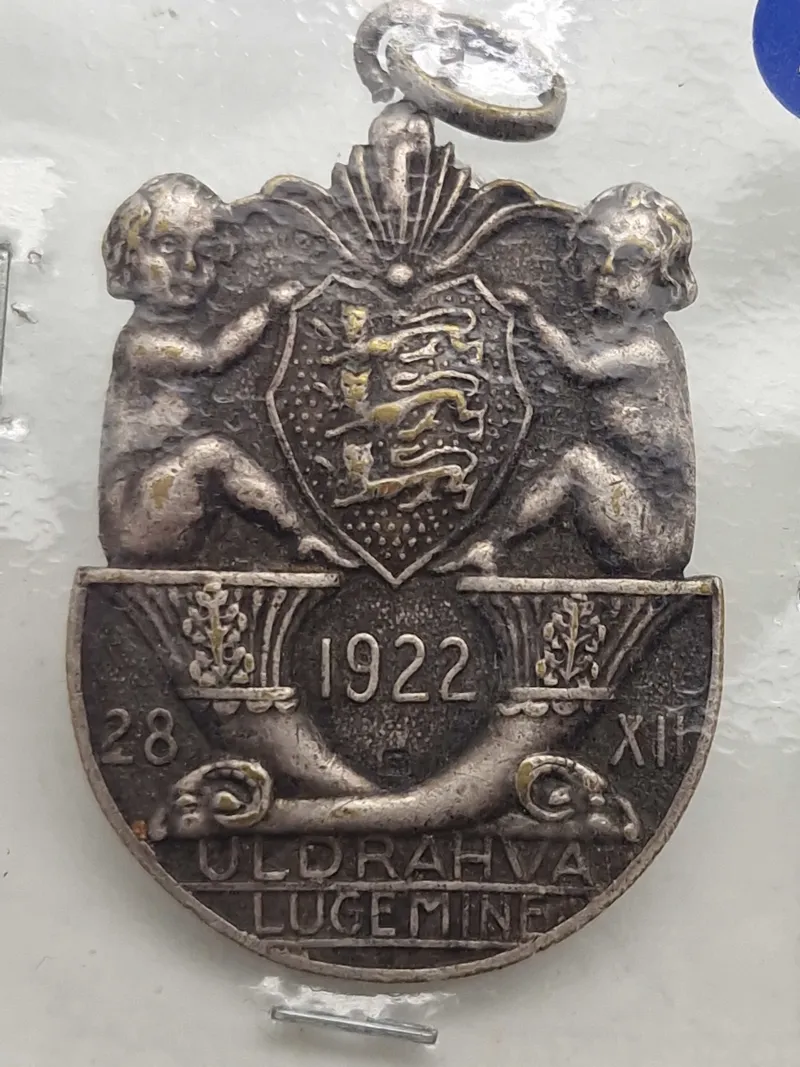 Originalt ID mærke fra Folketællingen 1922
