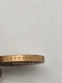 Original Dansk Røde Kors mønt med æske (Frøslev mønt)