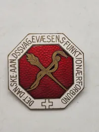 Original nål - Det danske åndsvagevæsens funktionærforbund
