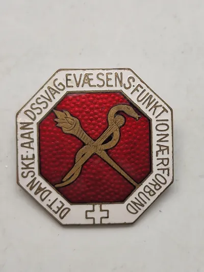 Original nål - Det danske åndsvagevæsens funktionærforbund