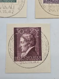 Originale tyske ww2 frimærker