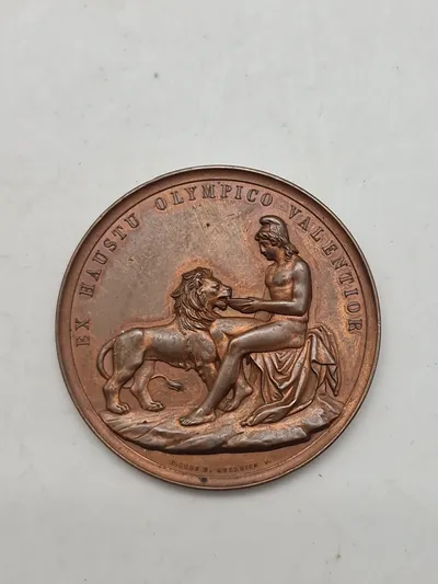 Bronze medal to commemorate the 50th anniversary of the Royal Academy of Norway