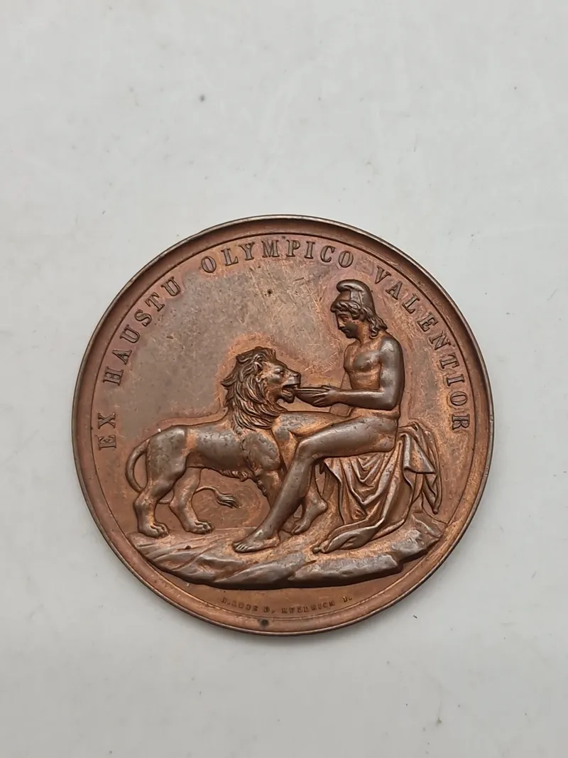 Bronze medal to commemorate the 50th anniversary of the Royal Academy of Norway