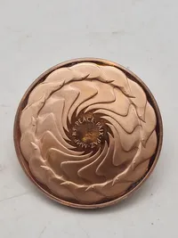Original 1972 United Nations Peace Medal Solid Bronze