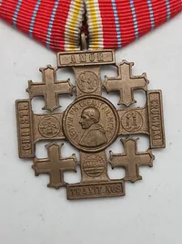 Original MEDAL OF THE HOLY LAND JERUSALEM PILGRIMAGE SIGNUM SACRI ITINERIS HIEROSOLYMITA