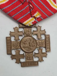Original MEDAL OF THE HOLY LAND JERUSALEM PILGRIMAGE SIGNUM SACRI ITINERIS HIEROSOLYMITA