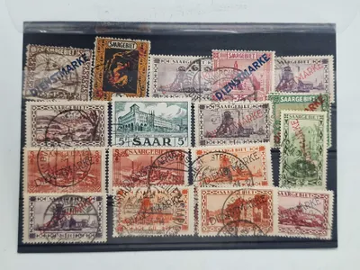 Samling originale tyske ww2 frimærker