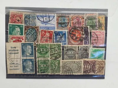 Samling originale tyske ww1/ww2 frimærker