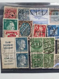 Samling originale tyske ww1/ww2 frimærker