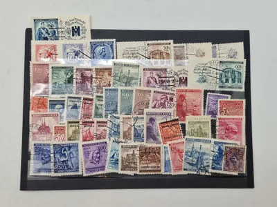 Samling originale tyske ww2 frimærker