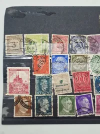 Samling originale tyske ww2 frimærker