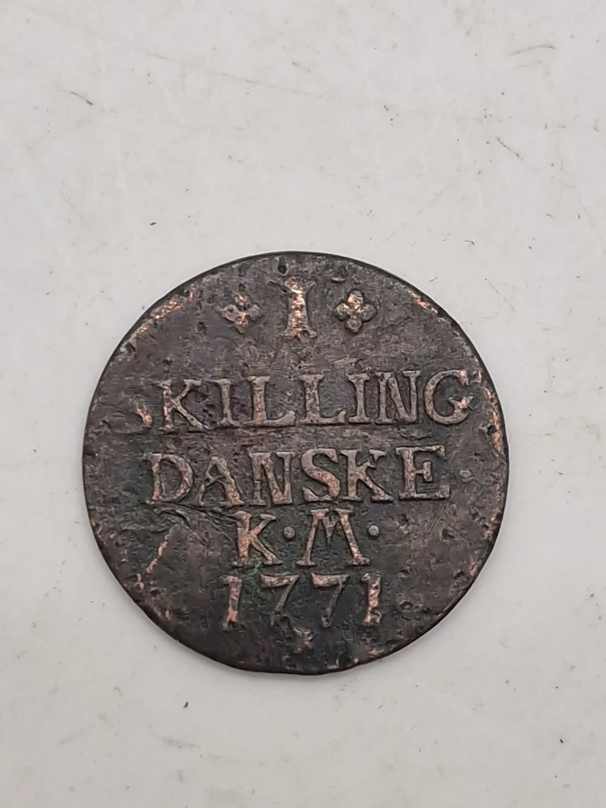 Original 1 skilling 1771