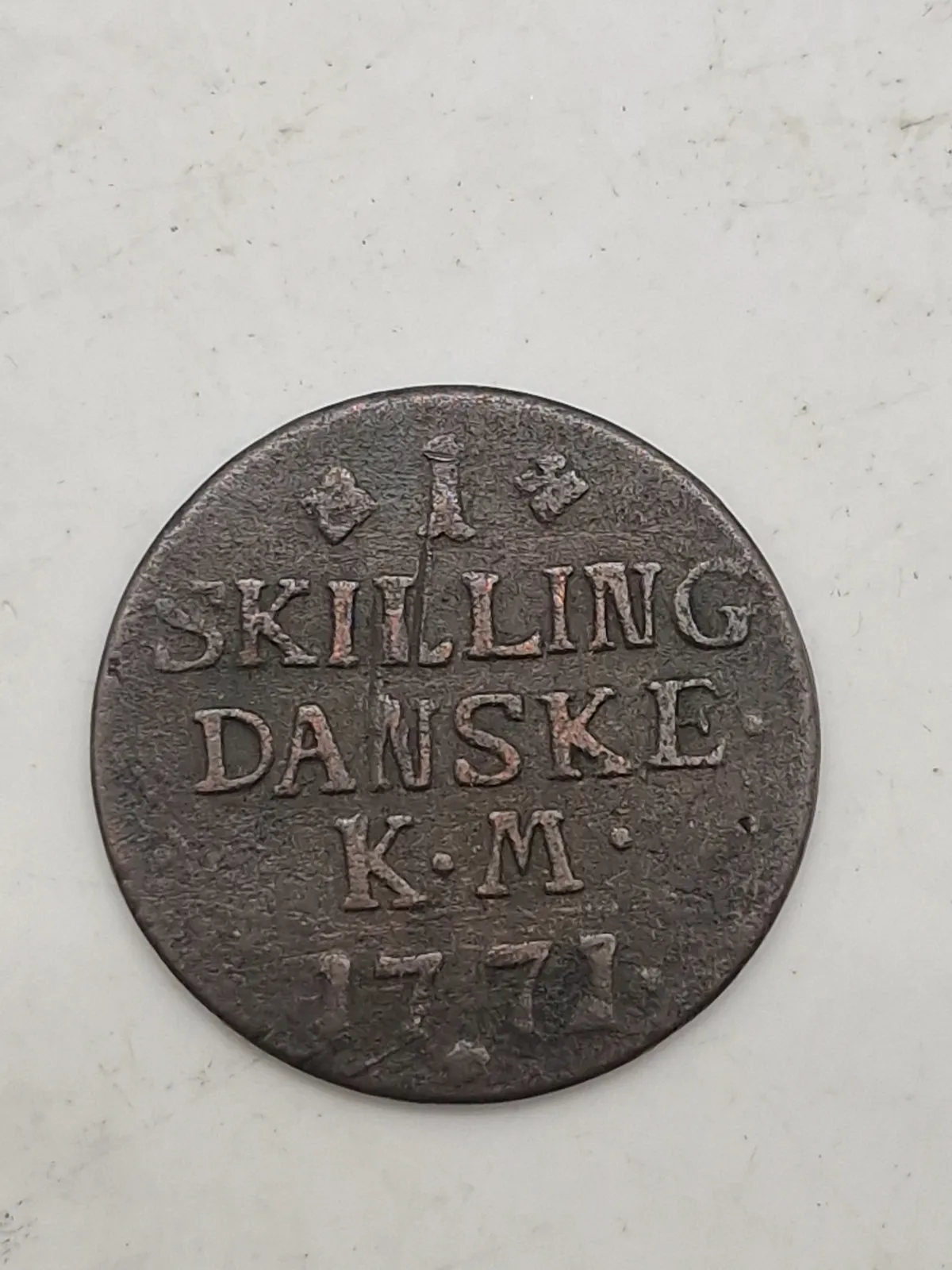 Original 1 skilling 1771