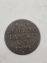 Original 1 skilling 1771