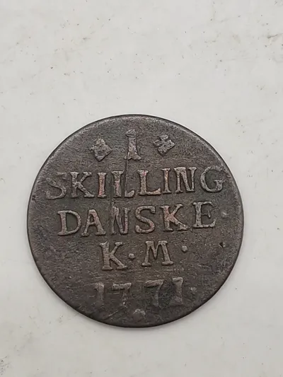 Original 1 skilling 1771