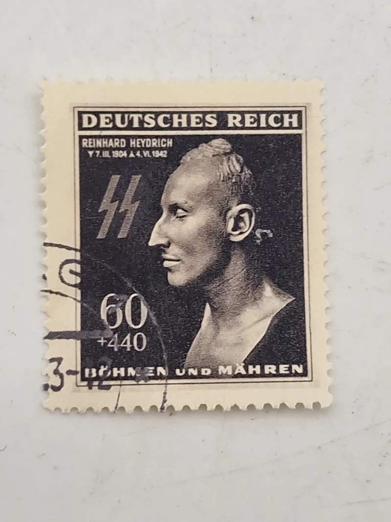 Originalt W-SS mindesmærke med
Reinhard Heydrich