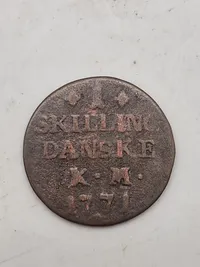 Original 1 skilling 1771