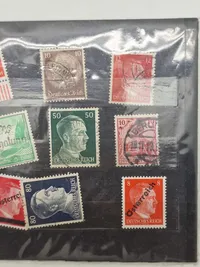 Samling originale tyske ww2 frimærker