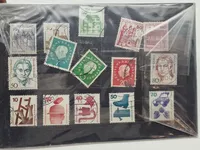 Samling originale tyske ww2 frimærker