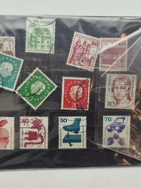Samling originale tyske ww2 frimærker