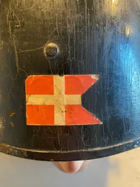 Original dansk hjelm - anvendt af modstandsbevægelsen i majdagene 1945