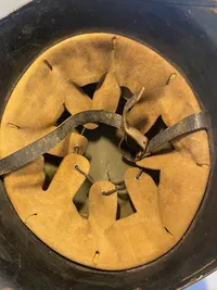 Original dansk hjelm - anvendt af modstandsbevægelsen i majdagene 1945