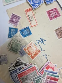 Stor samling tyske frimærker - mest ww2