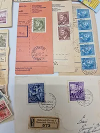 Stor samling tyske frimærker - mest ww2