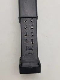 Originalt Glock 9 mm magasin