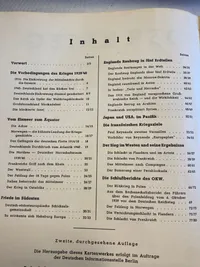 Orignal tysk kort bog fra Krigens start
