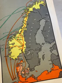 Orignal tysk kort bog fra Krigens start