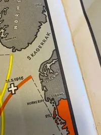 Orignal tysk kort bog fra Krigens start
