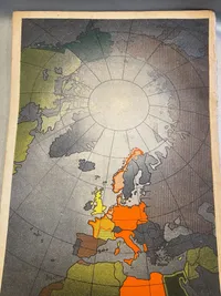 Orignal tysk kort bog fra Krigens start