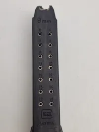 Originalt Glock 9 mm magasin