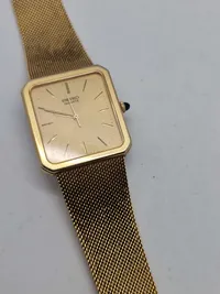 Originalt Seiko ur med æske og papirer