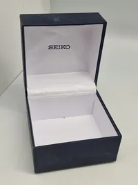 Originalt Seiko ur med æske og papirer