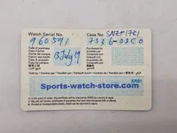 Originalt Seiko ur med æske og papirer