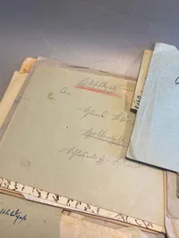 Stort lot originalt tysk feltpost - sendt til samme familie