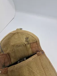 Original dansk anvendt feltspade med webbinghylster
