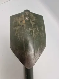 Original dansk anvendt feltspade med webbinghylster