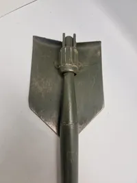 Original dansk anvendt feltspade med webbinghylster