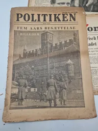 Samling originale danske ww2 aviser