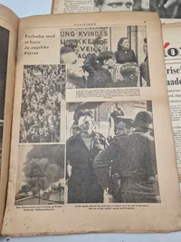 Samling originale danske ww2 aviser